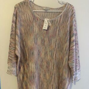 Avenue Multi-colored pastel sweater, 18/20